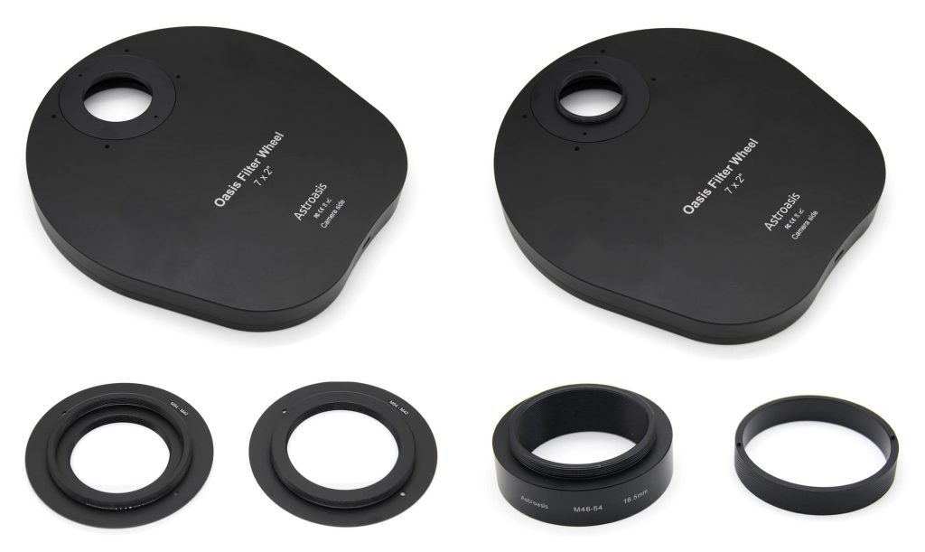astroasis oasis 7x2" filter wheel accessories