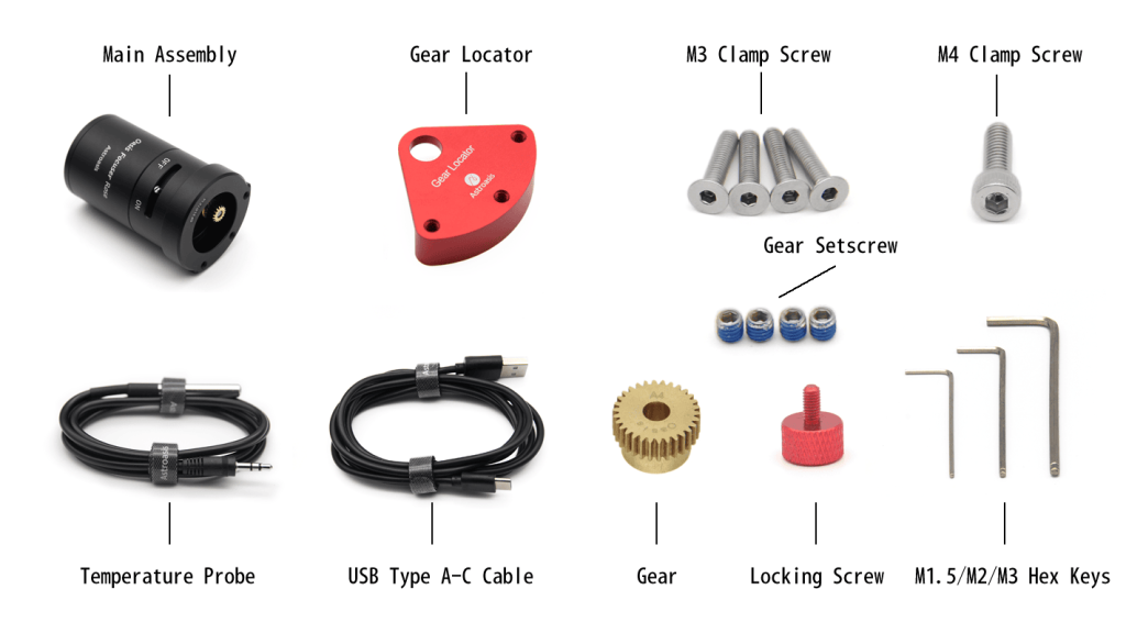 astroasis rose electronic focuser box contents