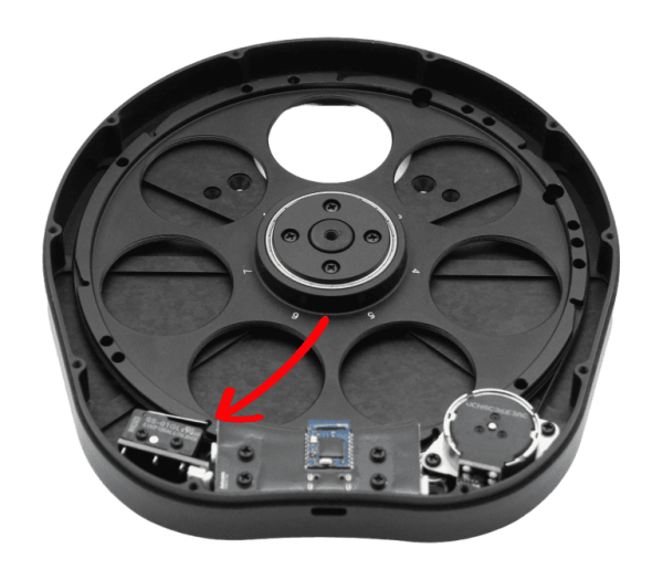 astroasis filter wheel locking mechanism